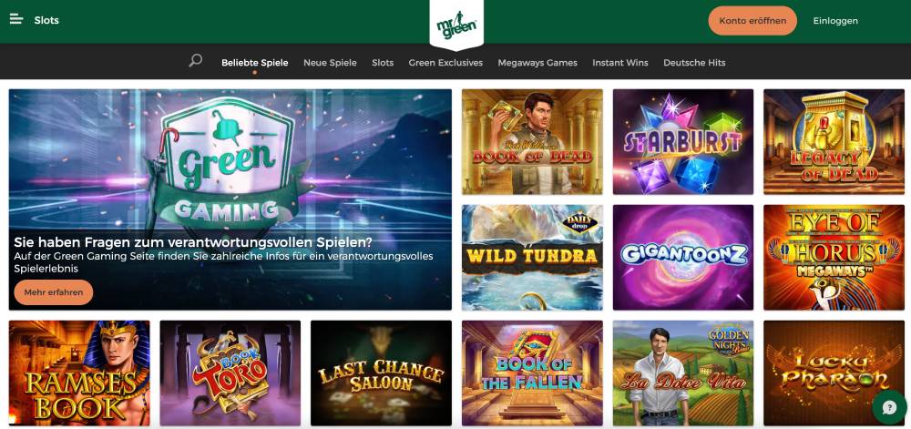 mr green spiele